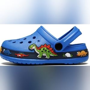 Toddler unisex dinosaur casual round toe croc style sandal